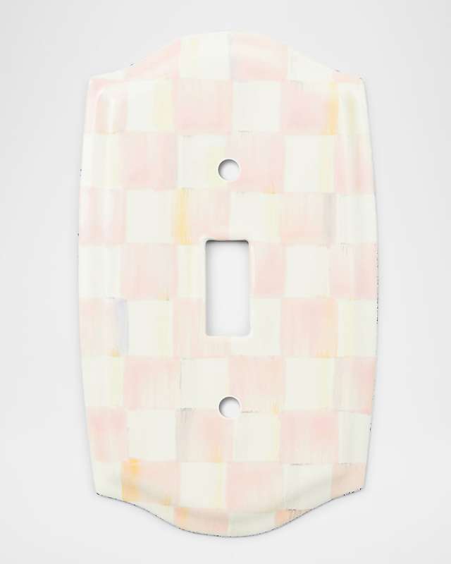 Rosy Check Single Toggle Switch Plate